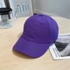 Korean-style spring/summer lightweight baseball cap with letter embroidery, quick-drying fabric, and bright colors, suitable for women and students