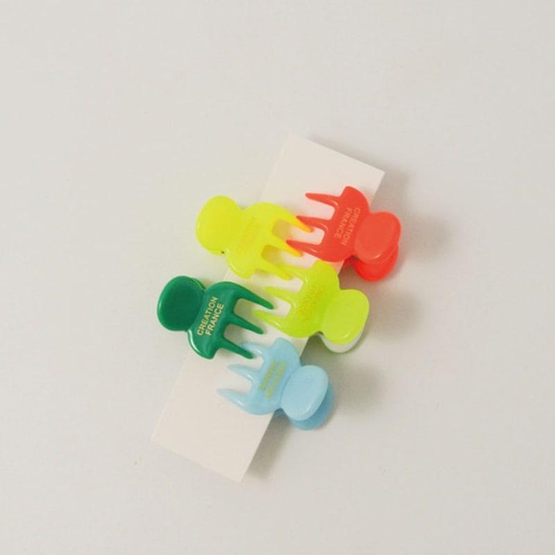 

objet213 Tropical Rabbit Clip 1. Vivid Dark Orange