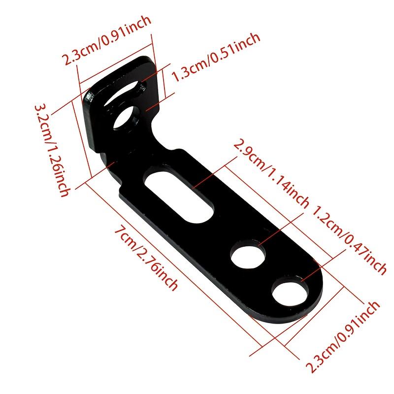 Motorcycle Electric Vehicle Spotlight Bracket Rearview Mirror Universal Modification Spotlight Mudguard L-Shaped Bracket
