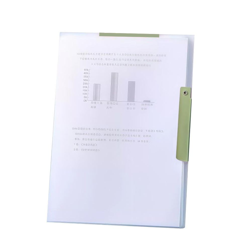 Transparente Schwingstangen-Aktenordner mit Doppelklammern A3/A4 Dokumentenklammer Seitenöffnung Testpapier-Organizer Schüler