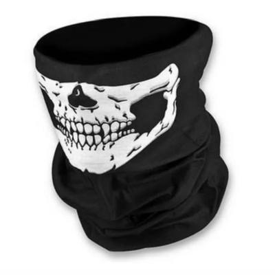Multifunctional Skull Bandana Face Mask for Cycling Skiing Hiking Paintball Halloween Neck Gaiter Headwrap Scarf