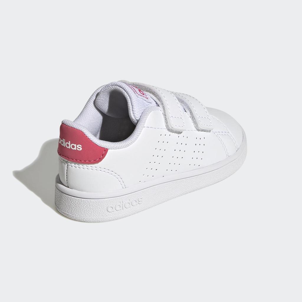 Advancourt Comfort Boys and Sizes Black Size Kids' Sneakers, Girls, 12-16cm, White/Real Pink/Core (GW6501), 16.0cm