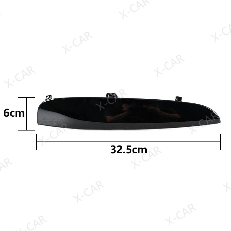 For BMW X6 F16 2015 2016 2017 2018 Front Door Fender Side Trim Vent Leaf Plate Decoration Strip Cover 51768063027