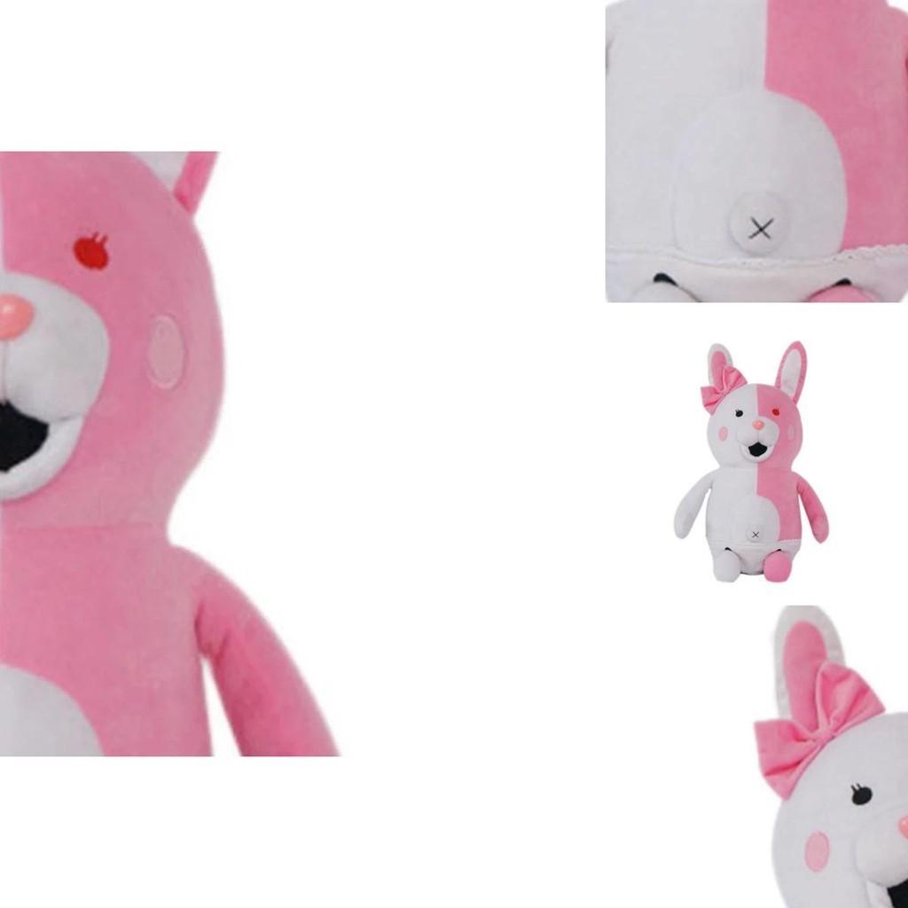 Entzückender Danganronpa Monokuma Bär Und Monomi Hase Weiches Plüschtier Stofftier Spielzeug