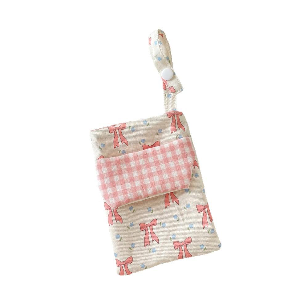 Blumen-Krankenschwester-Federmäppchen mit Tasche auf der Brust Tragbare doppellagige Stifthülle Aufbewahrungs-Finishing-Tasche Schreibwarenbox