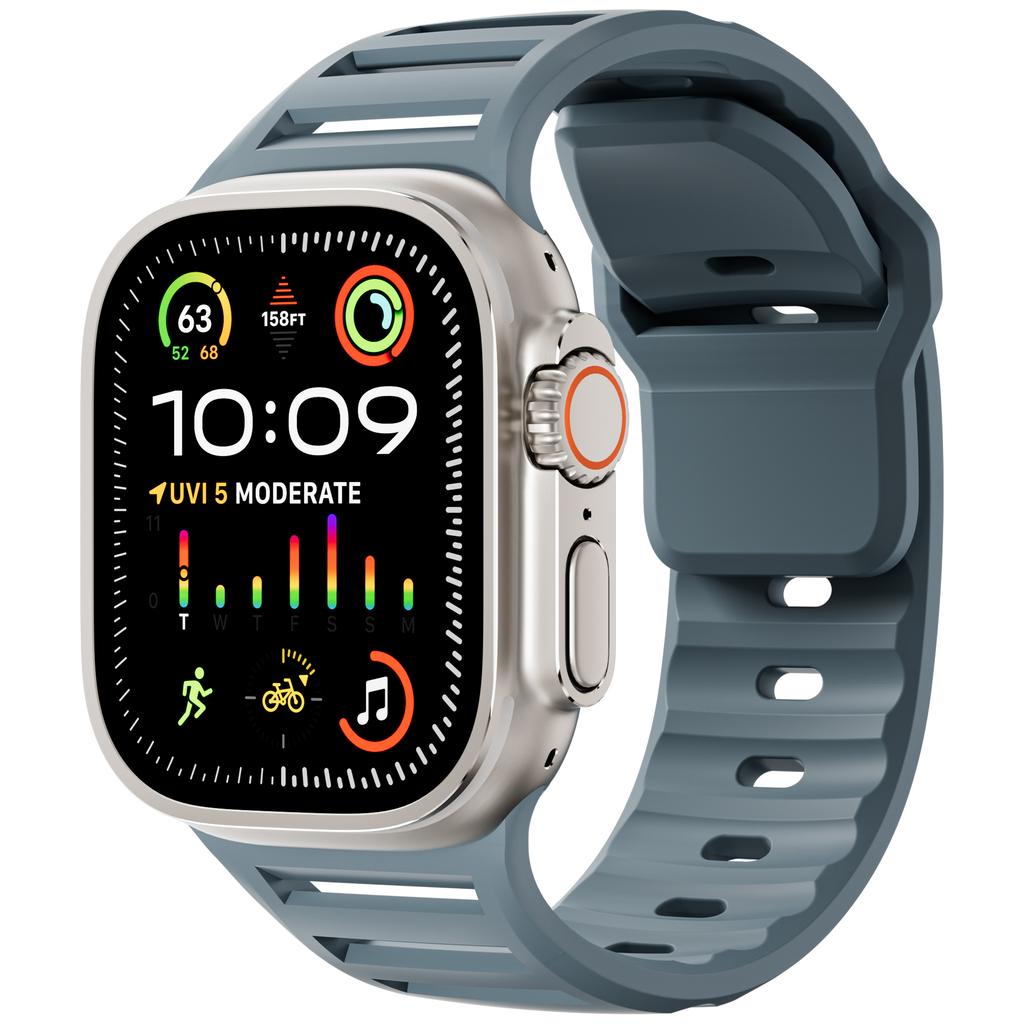 Straps for Apple watch Ultra 2 Band 49mm 45mm 44mm 42mm Sport Silicone watchband belt correa bracelet iwatch 10 9 8 7 6 SE 5 4