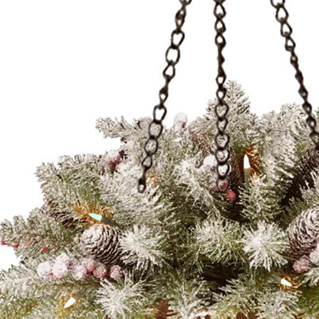 Sztuczny Świąteczny Wiszący Kosz Dekoracyjny Kolekcja Uroków Rekwizyt do Zdjęć Rekwizyty Okienne