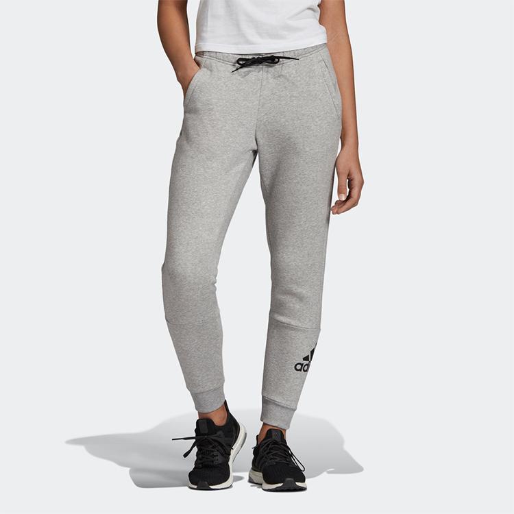 Adidas Essential Fleece Joggers Women Bottoms Light-Grey DX7966