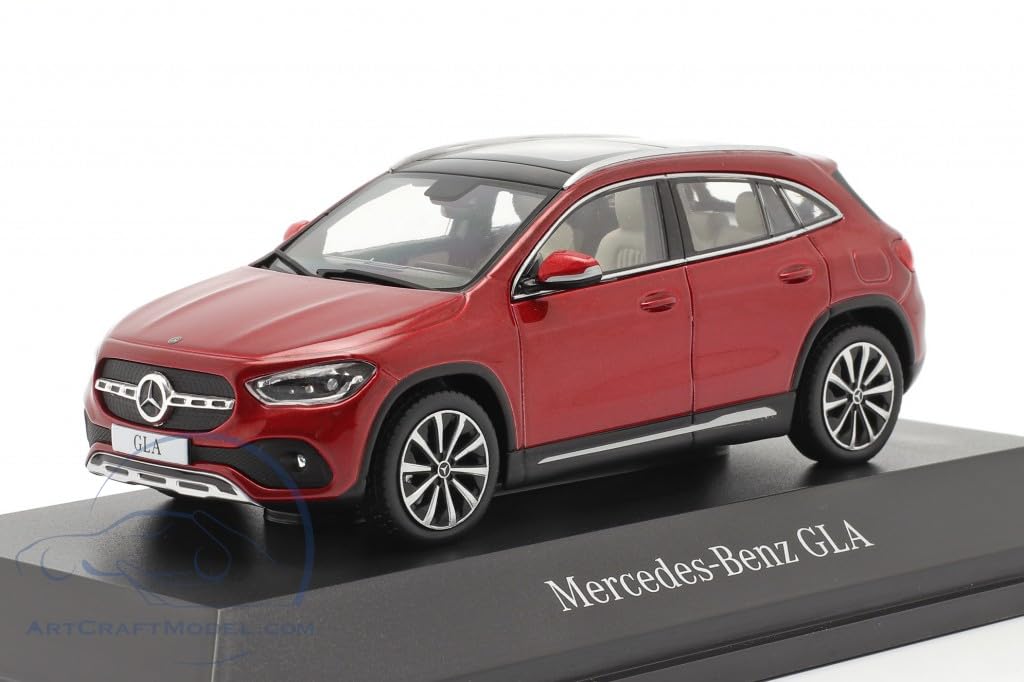 Spark Mercedes-Benz GLA Diecast Car 1/43 Scale (H247) 2020 (Patagonia Red) [Parallel Import]