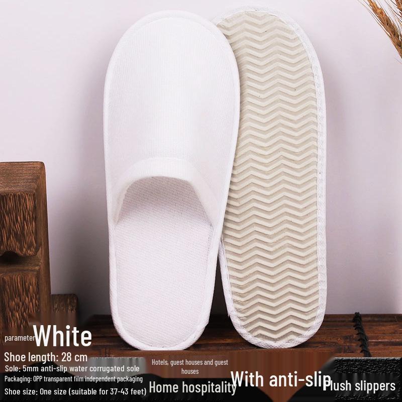 

Кофе Одноразовые Нескользящие Домашние Тапочки для Дома, Гостей и Отелей 1 pair