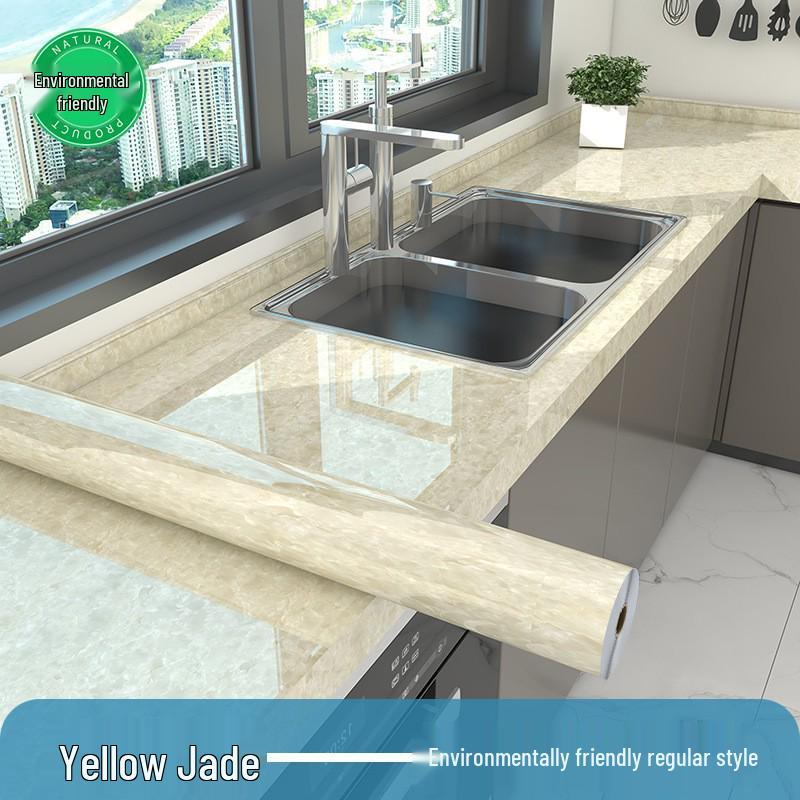 

Улучшенная самоклеящаяся кухонная наклейка под мрамор: Маслостойкое, водонепроницаемое, термостойкое покрытие для столешниц и стен. 40cm x 2m