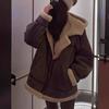 Lamb fur fur integrated fur coat women's winter plush thickened fur coat small man
