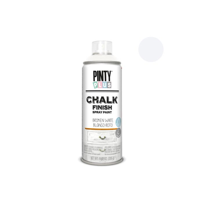 Peinture en spray - PINTY PLUS - Blanc cassé - 400 mL - Séchage rapide - Multi-surface