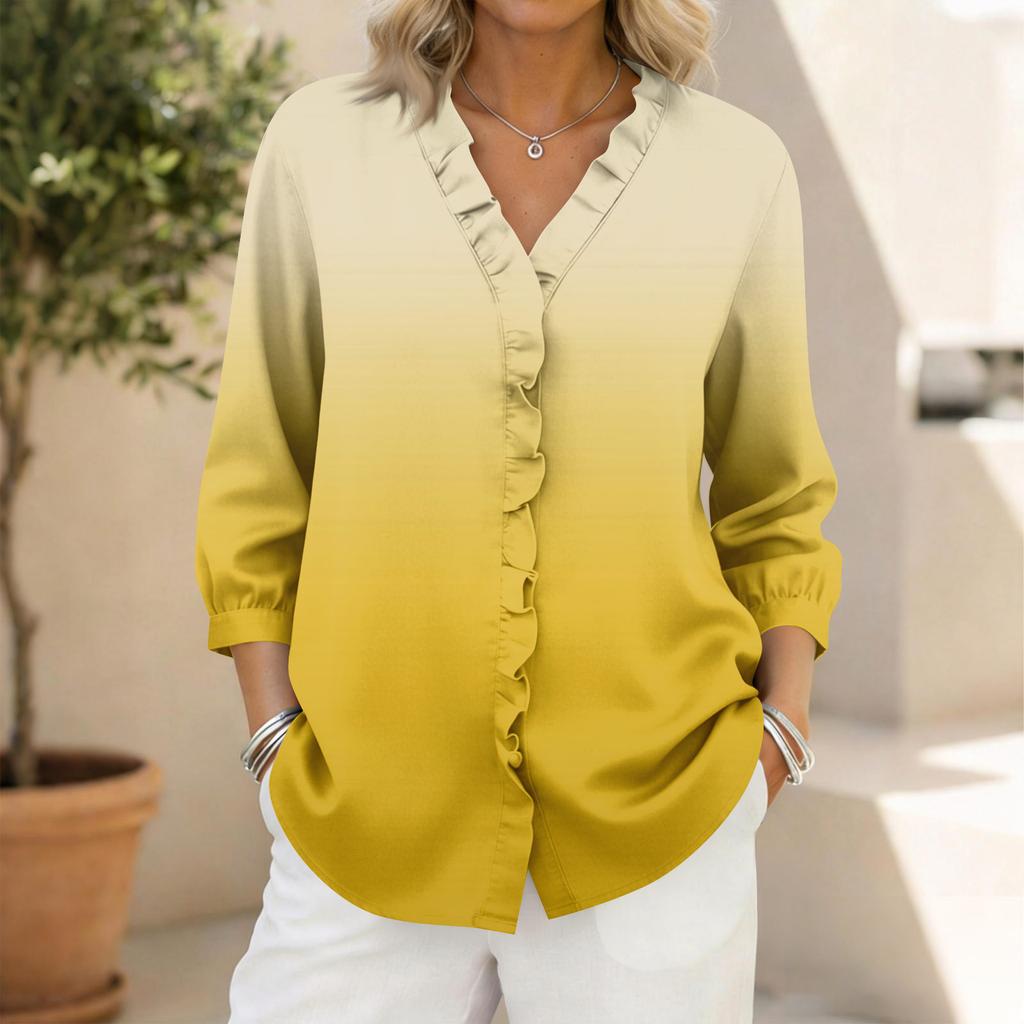 Women's 3/4 Sleeve Shirts Graphic Tees Shirts Casual Basic Tops Pullovers