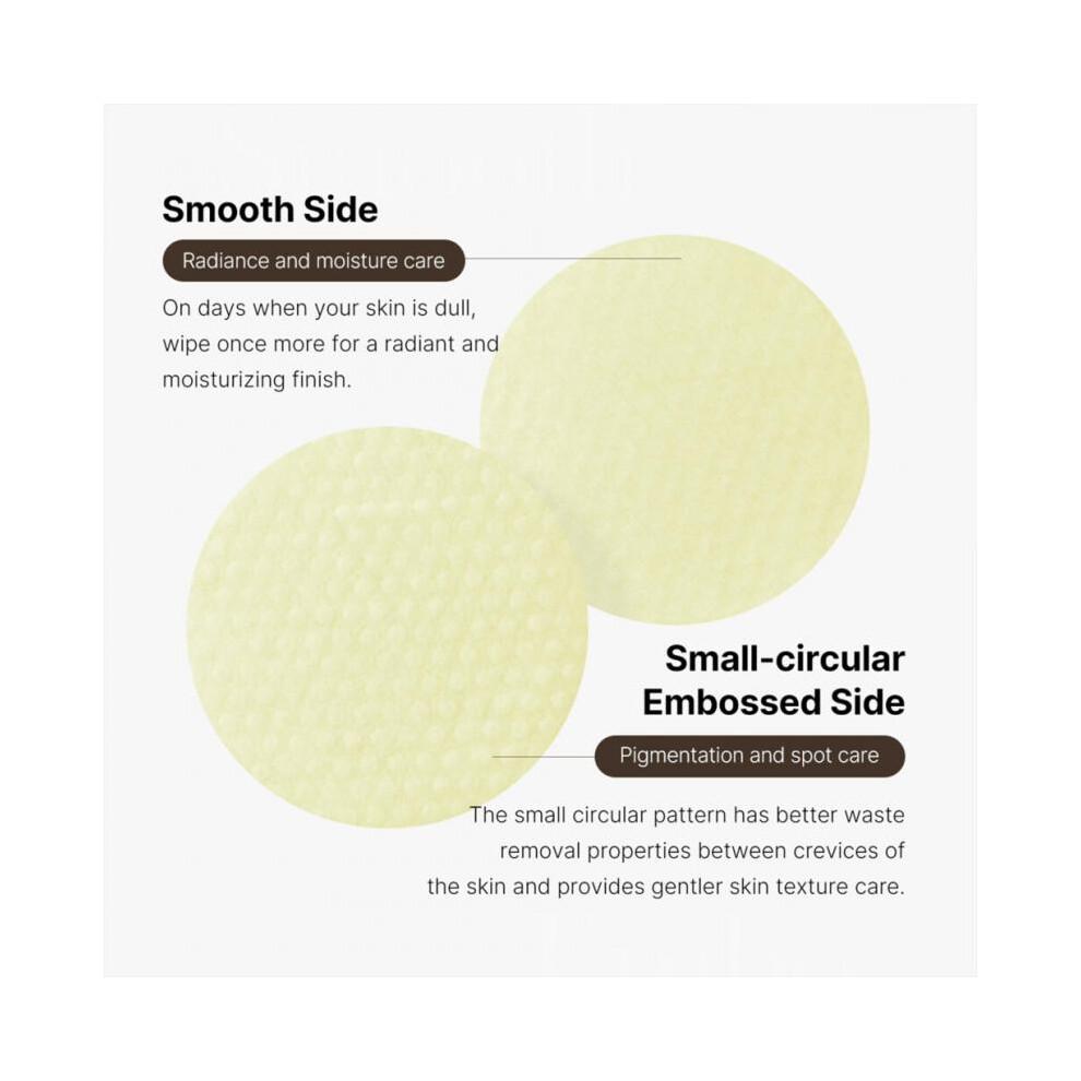 Medicube Deep Vita C Facial Pads Vitamin C Toner Pads for Uneven Skin Tone 500 000PPM of Vitamin Water & 3 Types of Vitamin Hydrating & Resurfacing