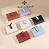 Womens Pu Leather Wallet Card Holder With Zipper And Capacity For Daily Use