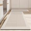 Rug For Kitchen Floor Mat Pvc Waterproof Leather Foot Mats Oil-Proof Non-Slip Long Carpet Simple Lines Home Decoration Rugs