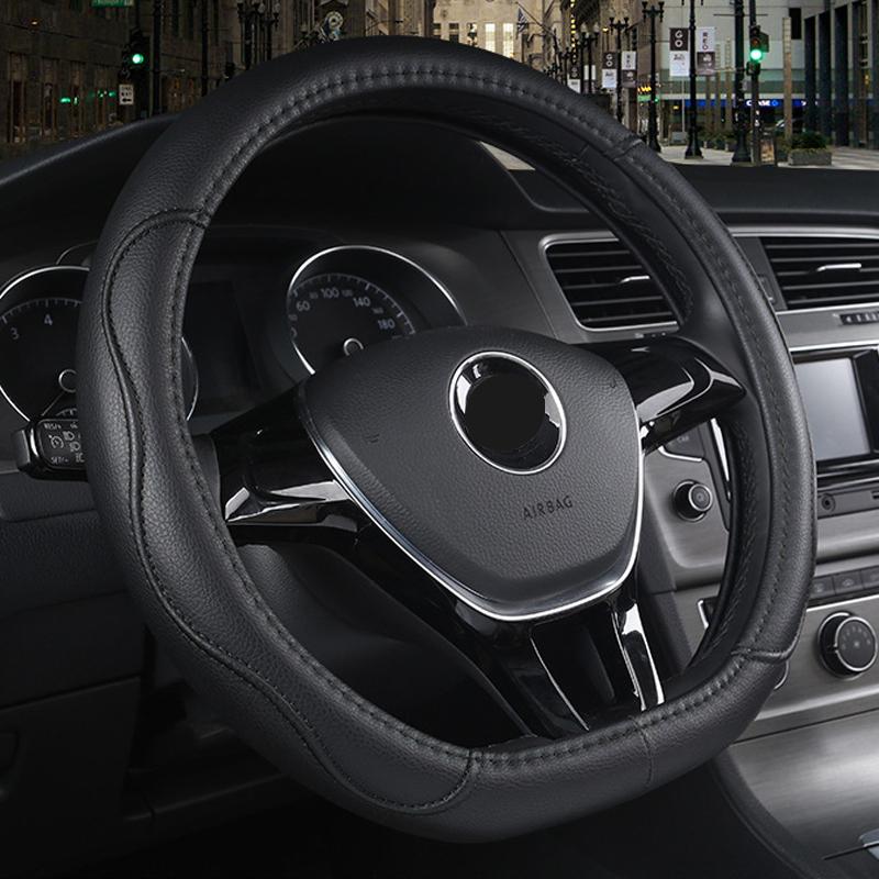 D Type Car Steering Wheel Cover Wrap for Geely Monjaro 2021 2022 2023 2024 37-38CM Steering-Wheel
