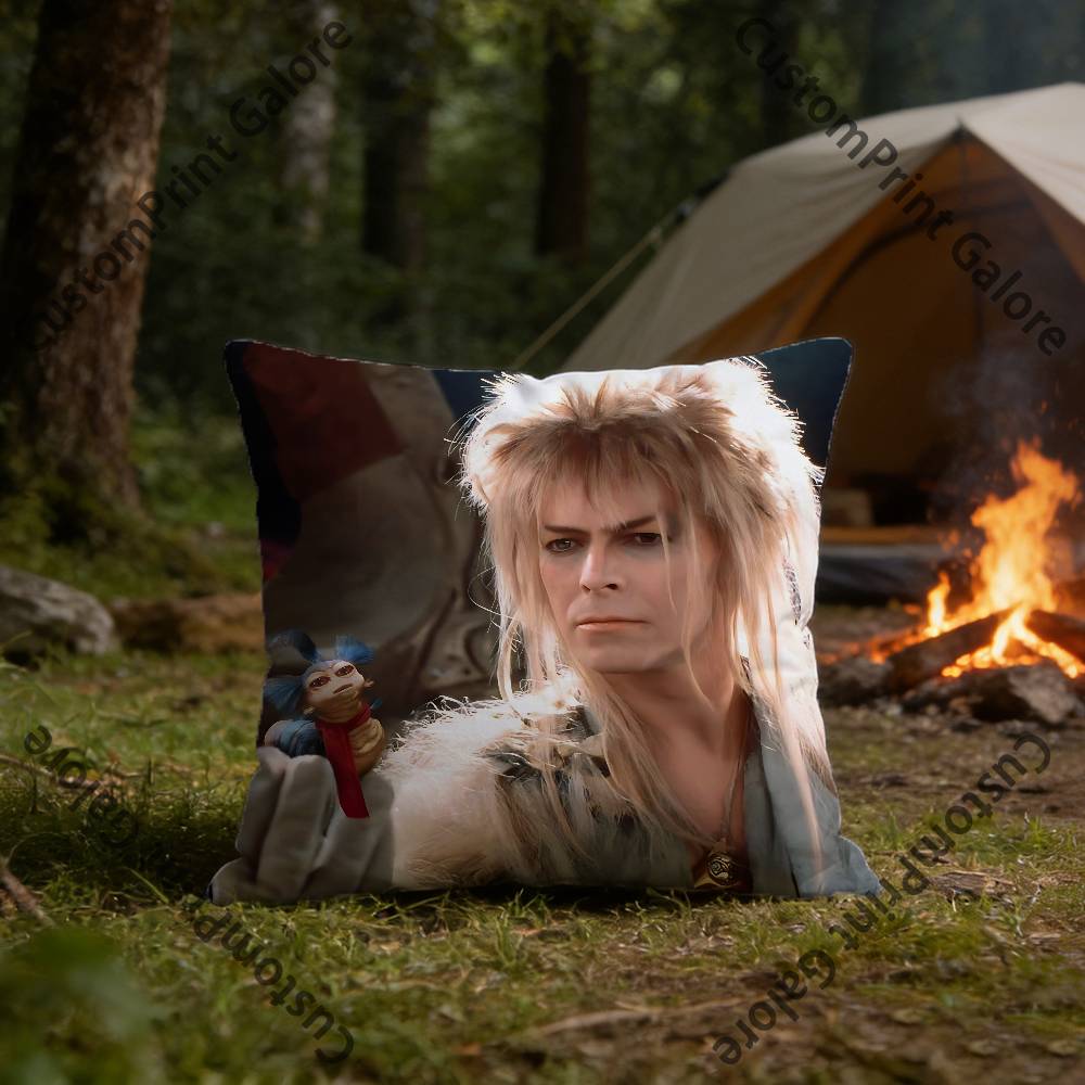 DDavidS BBowieS Kissenbezug Polyester Quadratische Kissenhülle 45 cm Dekorativ für Zuhause Couch Bett Auto Dekor