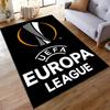 UEFA Europa League Logo Design Rug - Non-slip Rug Suitable for Living Room and Bedroom Sofas Sofas