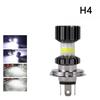 H4 LED Moto H6 BA20D LED Motorcycle Headlight Bulbs 8 Sides COB White 6000K Hi Lo Lamp Scooter Accessories Fog Lights 12V