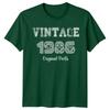 Vintage 1986 Original Parts Unisexs 40th Birthday Gift Tee