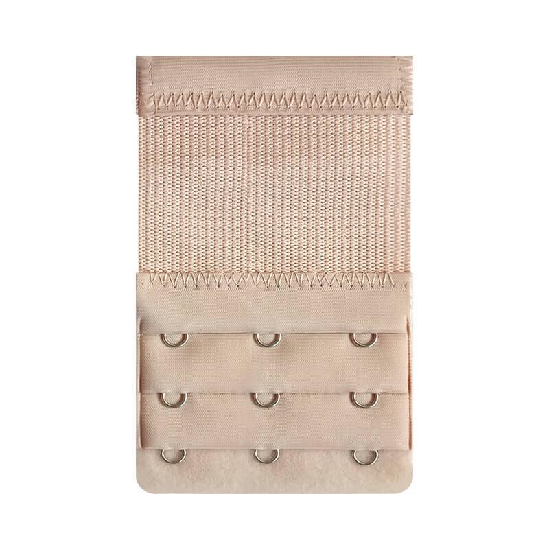 Elastic Bra Extender with Stainless Steel Hooks - Universal Full-Size Bra Back Closure