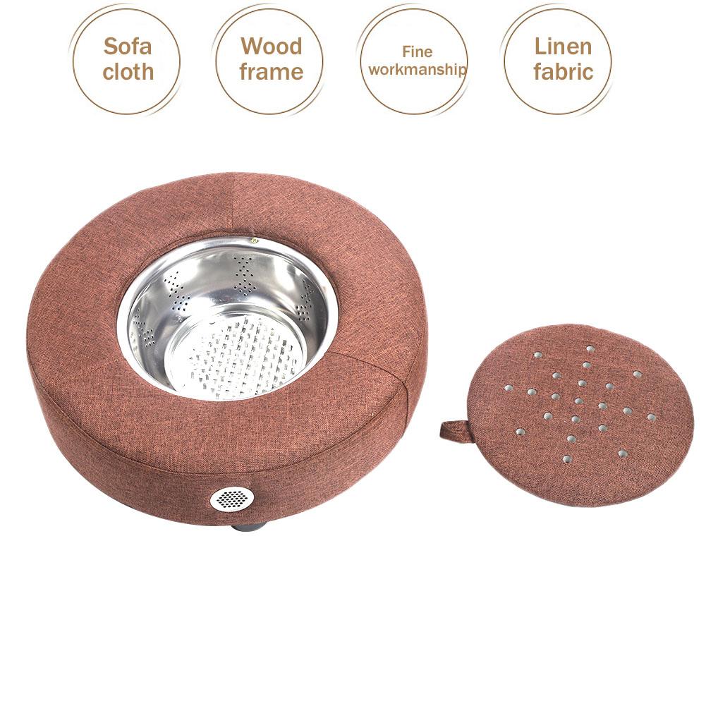 Multi Functional Moxibustion Therapy Cushion Futon Moxibustion Stool for Home Brown