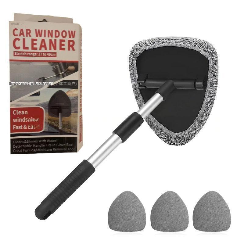 Telescopic Car Windshield Cleaning and Defogging Brush Set