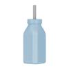 Silicone Children's Water Bottle Cup with Straw and Lid 200 Ml 6m+ Blue