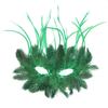 Elegant Feather and Sequin Masquerade for Party and Costume Events - Eye Cover