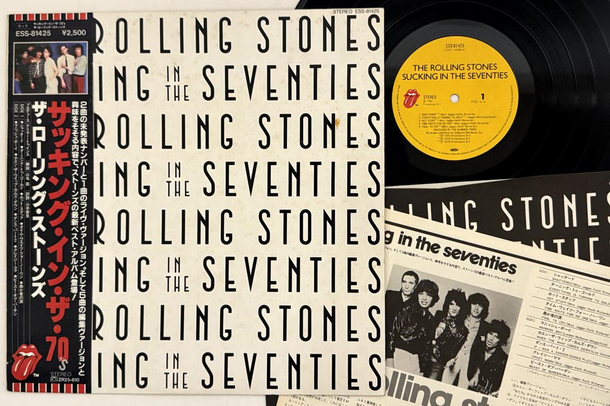 Виниловая пластинка ROLLING STONES Sucking In The Seventies ESS81425 ROLLING STONES 1981 Япония Obi Рок Б/у