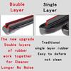 For Honda Accord 10 X 2018   MK10 10th Gen RHD&LHD Front Windscreen Windshield Double Rubber Car Accessories