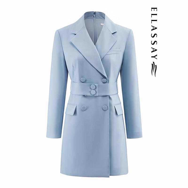 ELLASSAY Women's Wool Blend Suit Dress