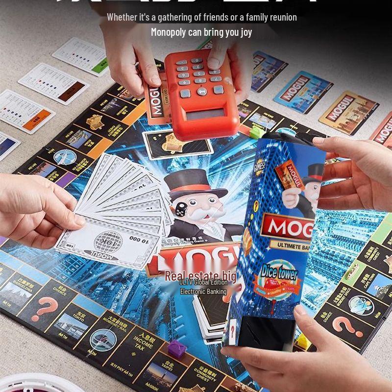 QiuQiao Luksusowa gra planszowa Monopoly