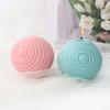 Geometric split ball candle silicone mold spiral rotating ball cake chocolate silicone mold water ripple ball silicone mold
