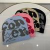 Y2K Hip-hop Unisex Beanie Hat Men Autumn and Winter Harajuku Style Photo Props Versatile Pile Bonnet