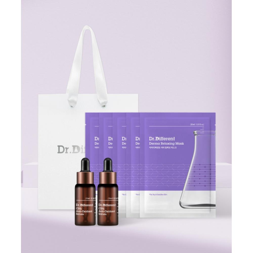 

Dr.different Ceq Antioxidant Serum 2 Packs+derma Mask 1 Box 5 Sheets Shopping Bag Set CEQ 2 packs+derma mask 1 box gift set