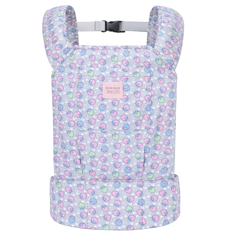 

[Baby Amour]Переноска Bebamour mini Переноска для ляльок Переноска для ляльок Зроблена з бавовни 2 способи тримати деталі Osewa для ляльок Ігровий будиночок День народження