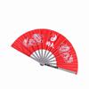 Stainless Steel Tai   Martial Arts Kung Fu Dance Practice Training Performance Fan Black