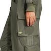 Adidas Originals SS25 Street Roaming Series Comfortable Fashion Multi-Pocket Cargo Pants Women Bottoms Rock-Olive-Green JI5728
