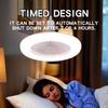 2 In 1 Ceiling Fan Lamps 3 Speeds Adjustable E27 Base Infinitely Dimmable for Living Room Bedroom Study LED Decorative Light