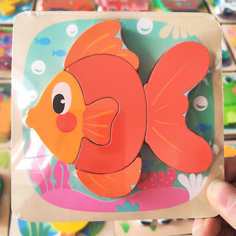 

3D Деревянный Пазл для Развития в Раннем Детстве