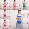 New Cute Home Womens Kitchen Restaurant Bib Cooking Aprons Pockets Striped Apron
