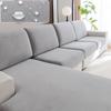 Velvet Sofa Cover 100% Waterproof Couch Cover Adjustable Elastic Sofa Seat Cover Pet Friendly 1 2 3 4 Seat L Sectional