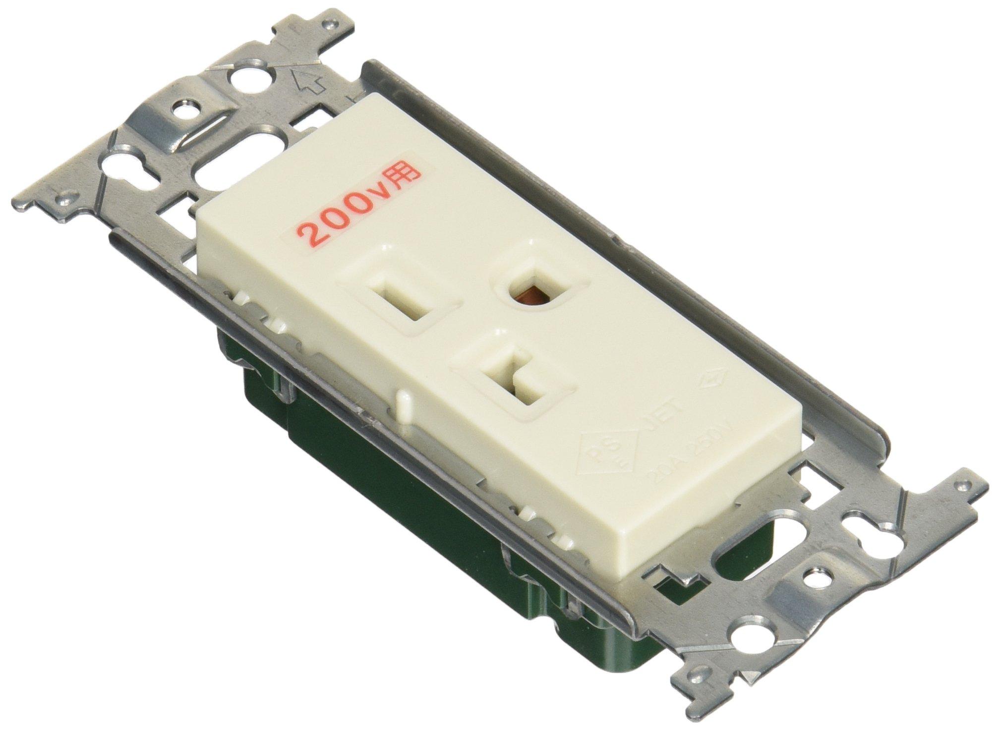 

Panasonic Full Color Embedded Ground Outlet 250V 5 Pieces 15A/20A WN1922-05