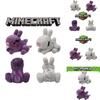 Minecraft Rabbit Plush Toy Cute White Bunny Doll For Girls And Boys 16cm Height