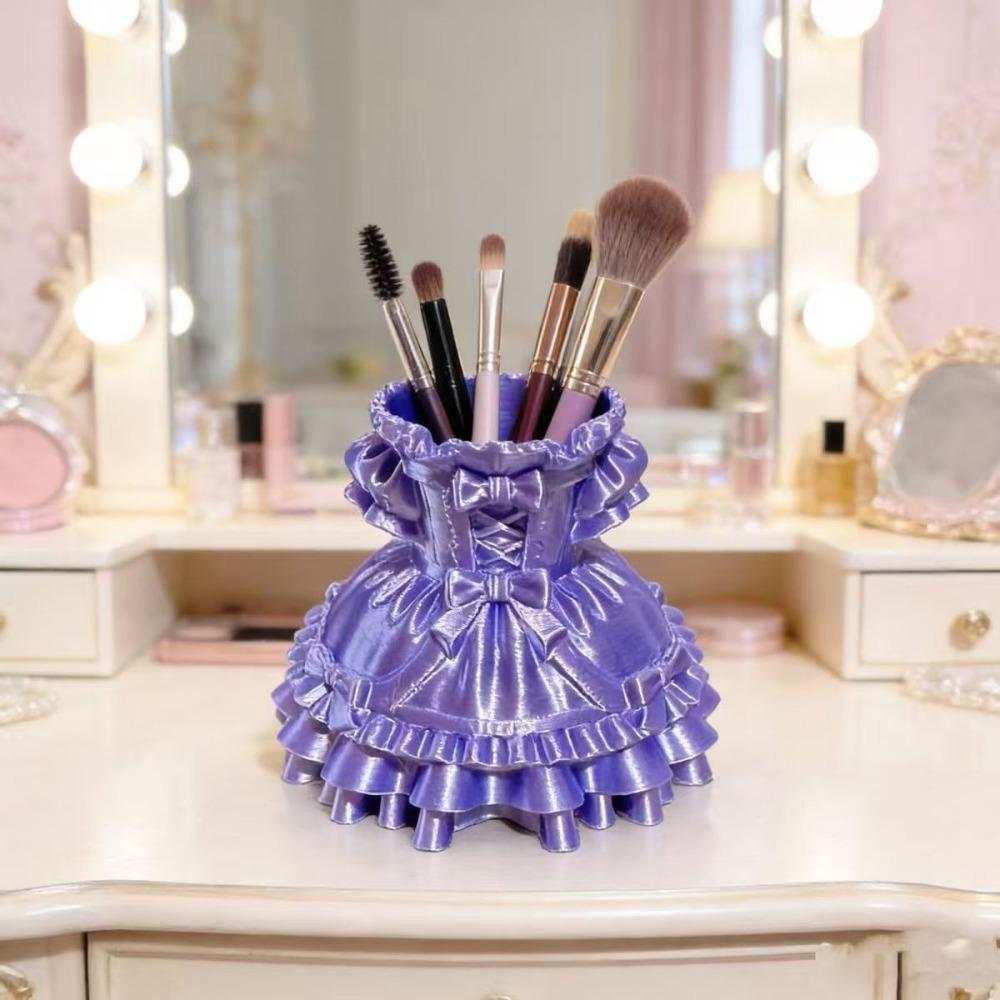Prinzessinnenkleid Stil Lolita Niedliche Desktop-Aufbewahrungsbox Stiftehalter Kosmetik-Dekoration Schmuckstück Heimdekorationen