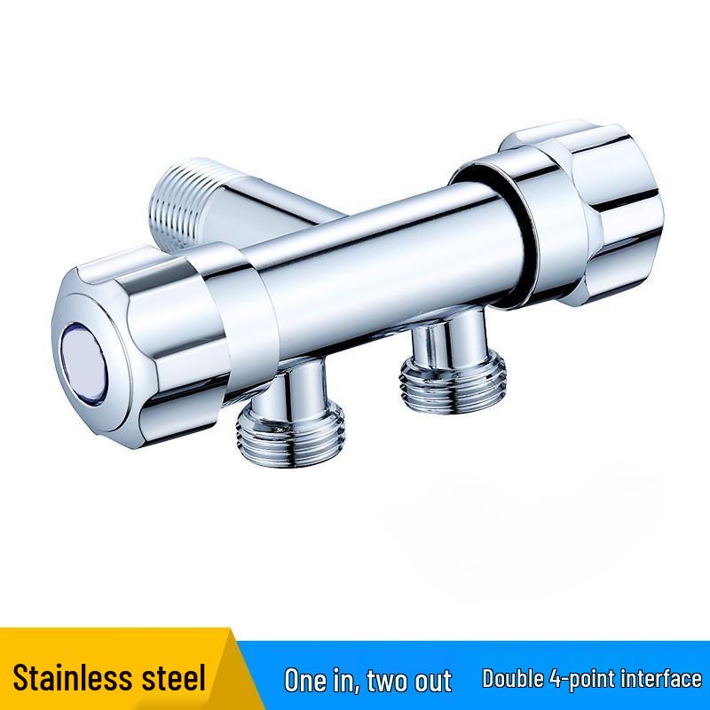 Dual-Outlet 4-Point Washing Machine Faucet with Household Switch