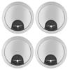 4 Set Desk Cable Wire Grommet PC Computer Desk Cord Grommet Cable Hole Cover Organizers53 Brushed